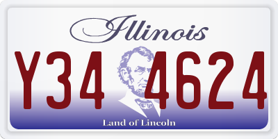 IL license plate Y344624