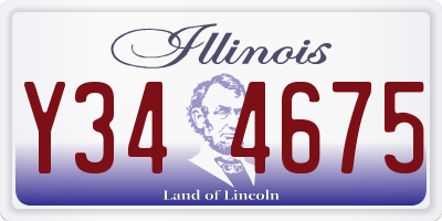 IL license plate Y344675