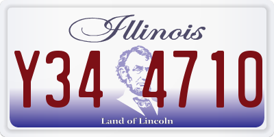 IL license plate Y344710