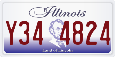 IL license plate Y344824