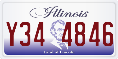 IL license plate Y344846