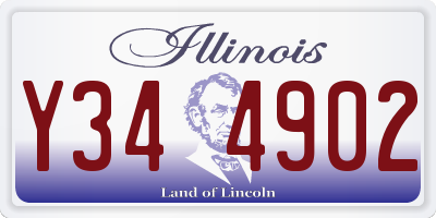 IL license plate Y344902