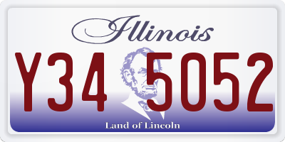 IL license plate Y345052