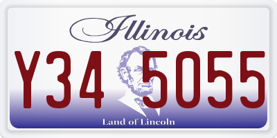 IL license plate Y345055