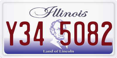 IL license plate Y345082