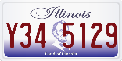 IL license plate Y345129