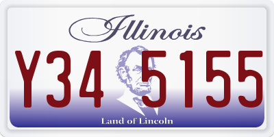 IL license plate Y345155