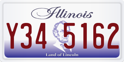 IL license plate Y345162