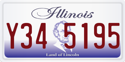 IL license plate Y345195