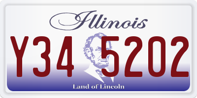 IL license plate Y345202