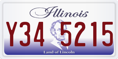 IL license plate Y345215