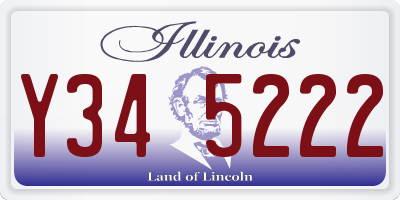 IL license plate Y345222