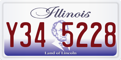 IL license plate Y345228