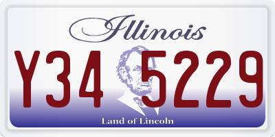 IL license plate Y345229