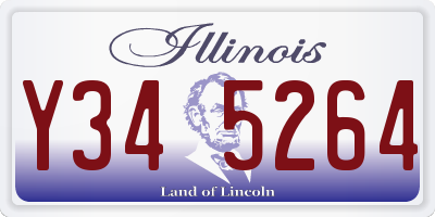 IL license plate Y345264