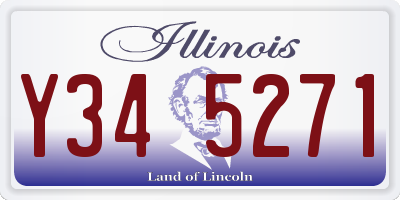 IL license plate Y345271