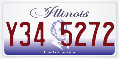 IL license plate Y345272