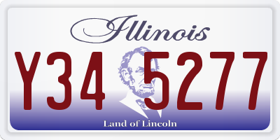 IL license plate Y345277