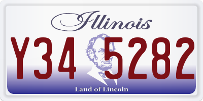 IL license plate Y345282