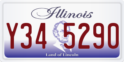 IL license plate Y345290