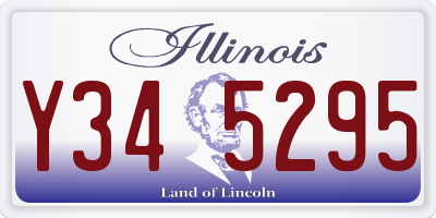 IL license plate Y345295
