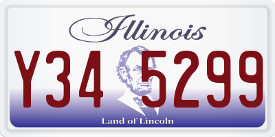 IL license plate Y345299