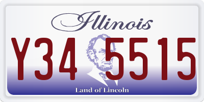 IL license plate Y345515