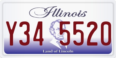 IL license plate Y345520