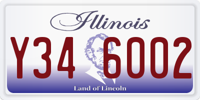 IL license plate Y346002
