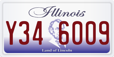 IL license plate Y346009
