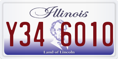 IL license plate Y346010