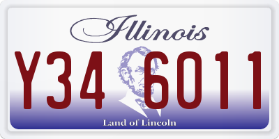 IL license plate Y346011