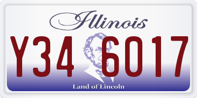 IL license plate Y346017