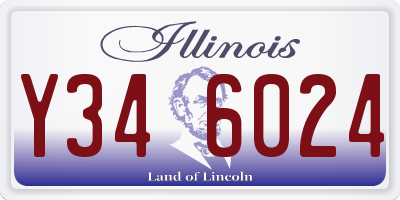 IL license plate Y346024