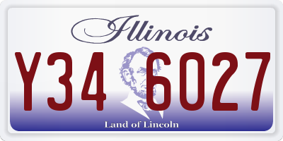 IL license plate Y346027