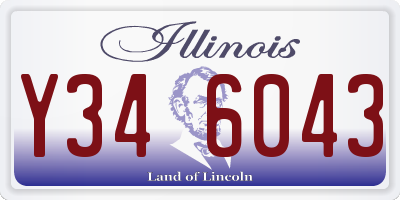 IL license plate Y346043