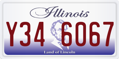 IL license plate Y346067