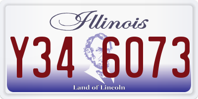 IL license plate Y346073