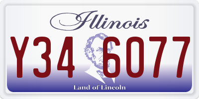 IL license plate Y346077