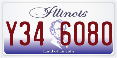 IL license plate Y346080