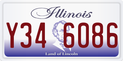 IL license plate Y346086