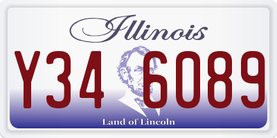 IL license plate Y346089
