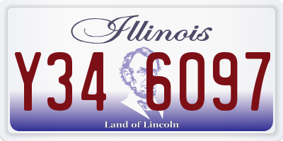 IL license plate Y346097