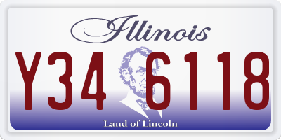 IL license plate Y346118