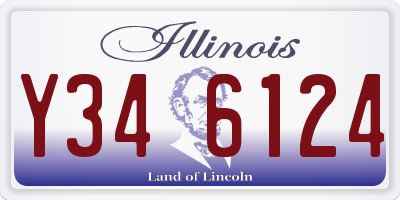 IL license plate Y346124