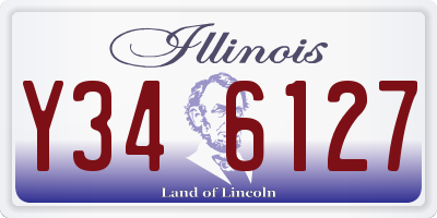 IL license plate Y346127