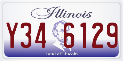 IL license plate Y346129