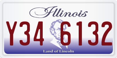 IL license plate Y346132