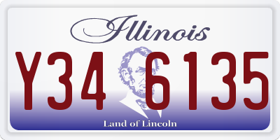 IL license plate Y346135