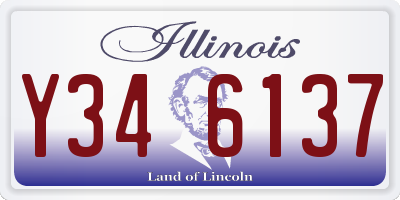 IL license plate Y346137